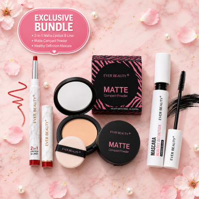 Ever Beauty® Define &amp; Perfect Bundle — 3 Premium Products | Complete Lip Eye &amp; Face